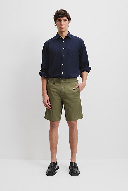 Verified Australian Cotton Stretch Chino Short