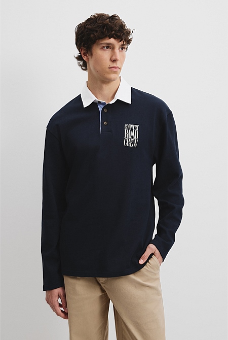 Australian Made Crewwear Rugby Polo