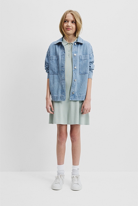 Teen Polo Knit Dress