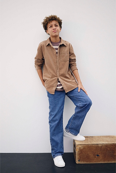 Teen Organically Grown Cotton Cord Shirt