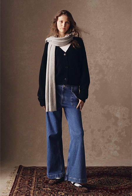 Teen Fluffy Knit Cardigan
