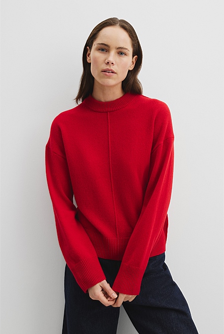 Merino Wool Crew Neck Knit