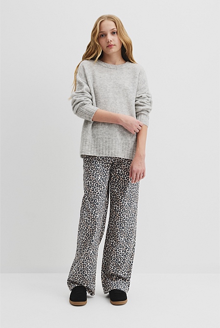 Teen Fluffy Knit Pullover