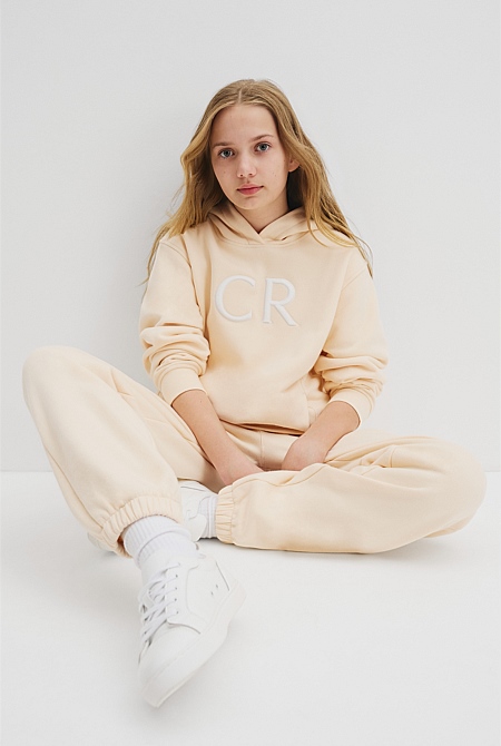 Teen Australian Cotton Logo Embroidered Sweat Pant