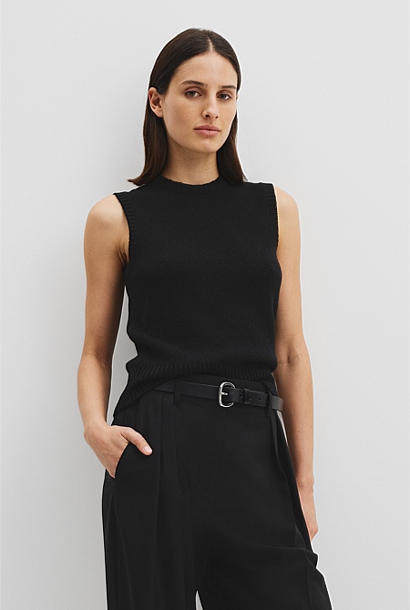 Cotton Wool Knit Tank