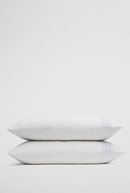 Plume Organically Grown Linen Cotton King Pillowcase Pair