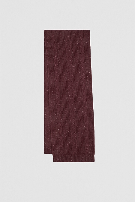Cable Scarf