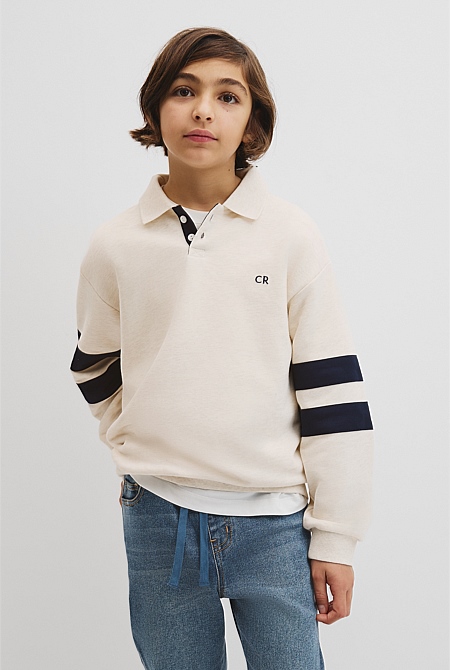 Teen Collared Sweat
