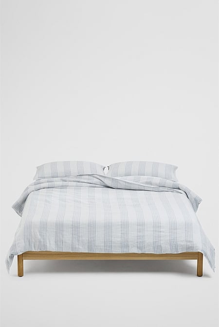 Skye Linen King Quilt Cover