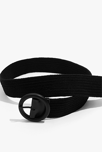 Recycled Polyester Woven Stretch Belt