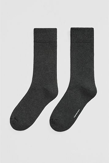 Cotton Blend Boot Crew Sock