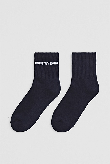 Australian Cotton Blend CR Sport Quarter Crew Sock