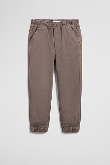 Organically Grown Cotton Garment Dyed Jogger