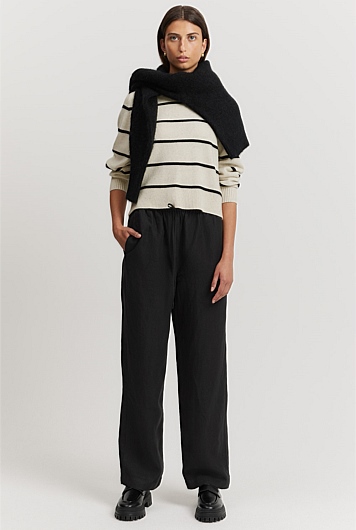 Organically Grown Linen Pull-On Pant