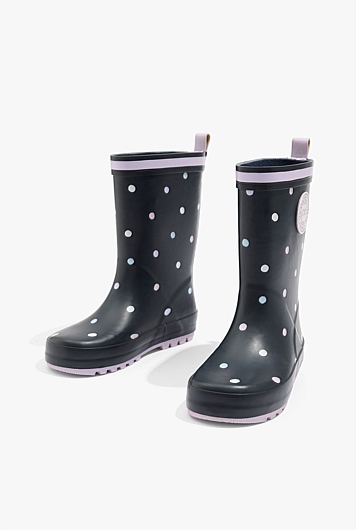 Polka Dot Gumboot