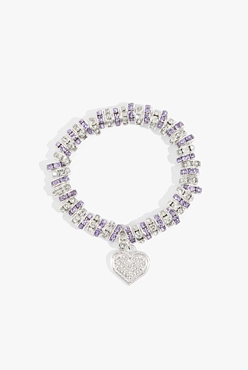 Crystal Charm Bracelet