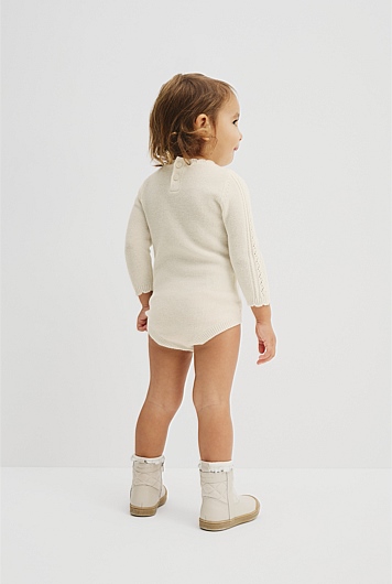 Knit Long Sleeve Bodysuit