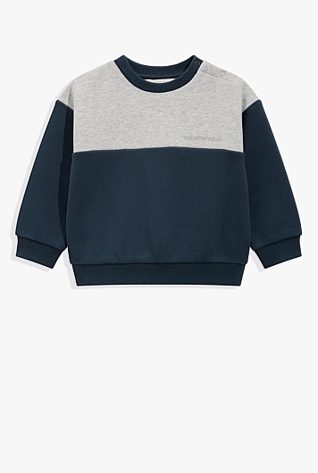 Organically Grown Cotton Spliced Sweat