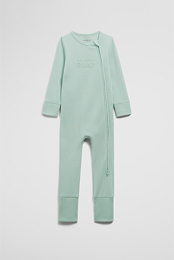 Organically Grown Cotton Waffle Jumpsuit