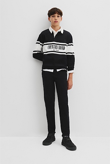 Teen Australian Cotton Panelled Rugby Shirt