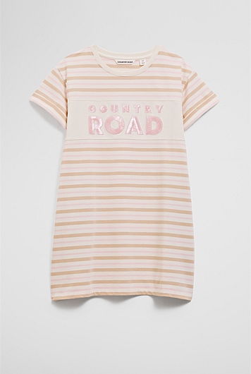 Organically Grown Cotton Logo T-Shirt Dress