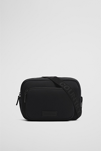 Neoprene Zip Pouch Crossbody Bag