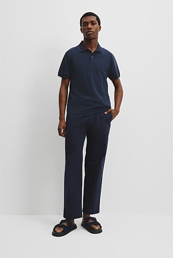 Australian Cotton Micro Textured Polo