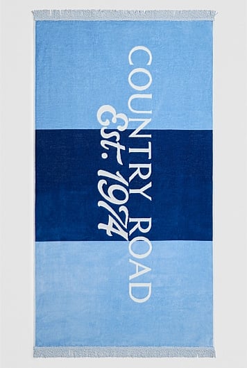 Verified Australian Cotton CR Est. 1974 Beach Towel