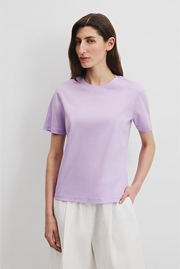 Mercerised Slim T-Shirt