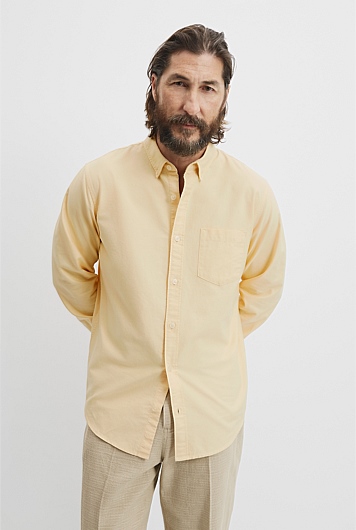 Regular Fit Australian Good Earth Cotton Oxford Shirt