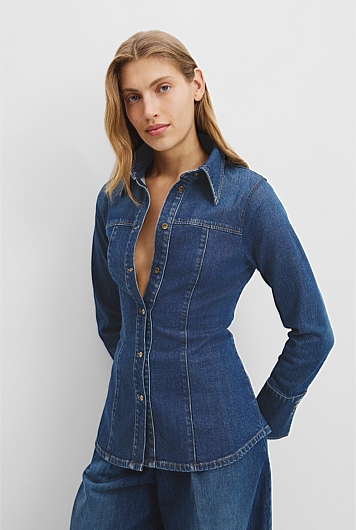 Slim Fit Denim Shirt
