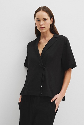 Textured Cotton Shirt