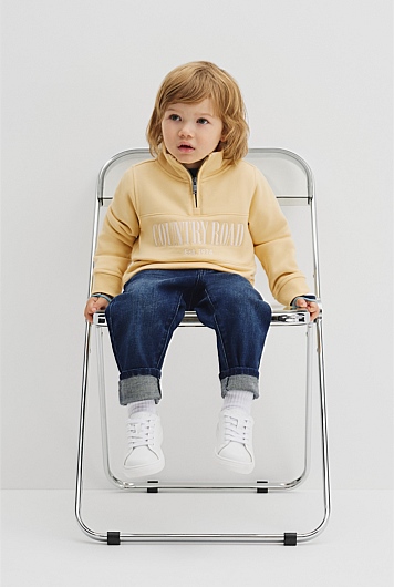 Verified Australian Cotton Heritage Half Zip Sweat