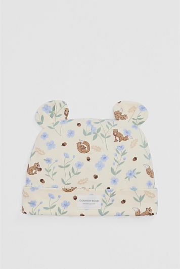 Organically Grown Cotton Newborn Beanie