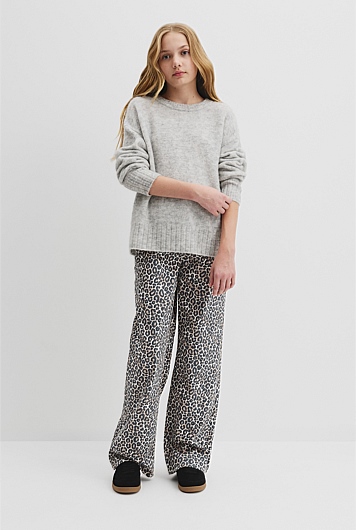 Teen Fluffy Knit Pullover
