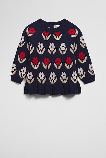 Organically Grown Cotton Jacquard Knit Knit