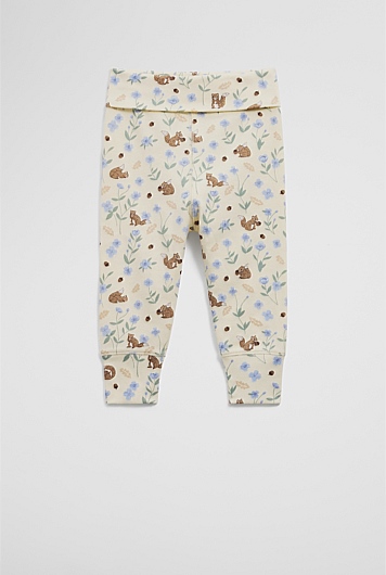 Organically Grown Cotton Fold Over Soft Pant