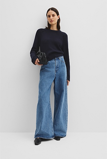 Cashmere Wool Crew Knit