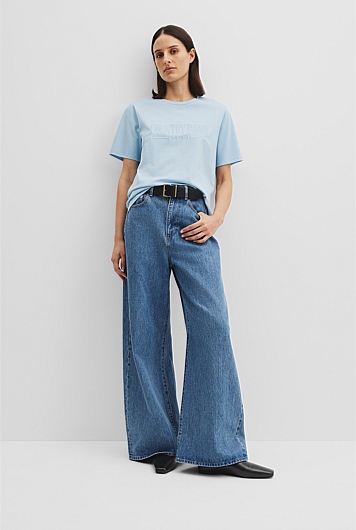 Verified Australian Cotton Heritage Embroidered T-Shirt