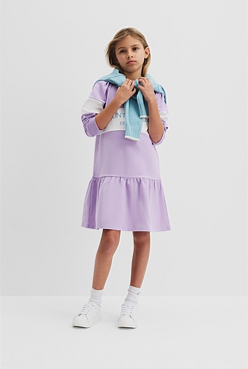 Organically Grown Cotton Logo Rugby Dress