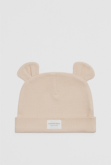 Organically Grown Cotton Rib Beanie