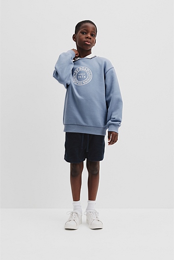 Oversized Circle Logo Sweat