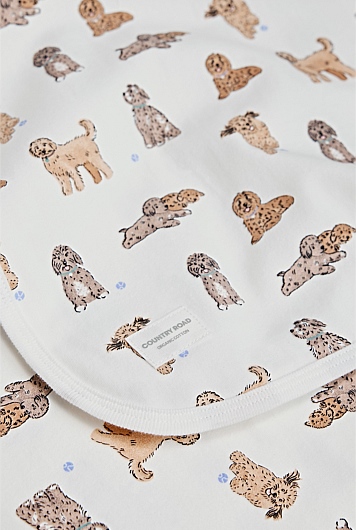 Dog Print Blanket