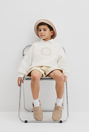 Oversized Circle Logo Sweat