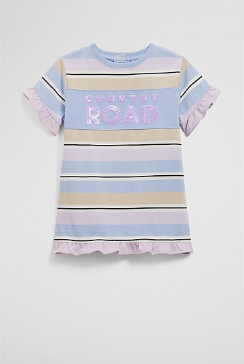 Organically Grown Cotton T-Shirt Logo Dress