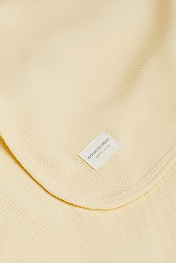 Organically Grown Cotton Waffle Blanket