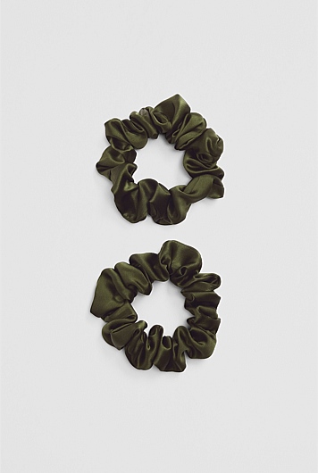 Silk Scrunchie Pack of 2