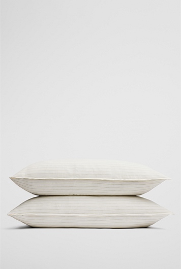 Skye Organically Grown Linen King Pillowcase Pair