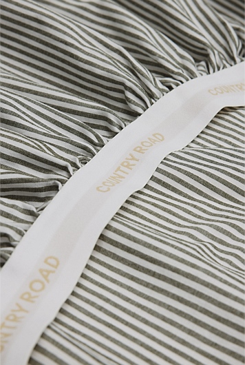 Brae Australian Cotton Stripe King Fitted Sheet