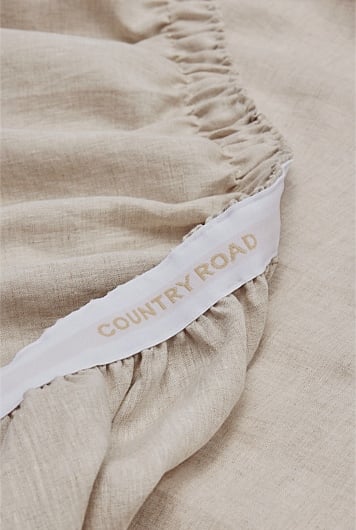Skye Organically Grown Linen Queen Fitted Sheet